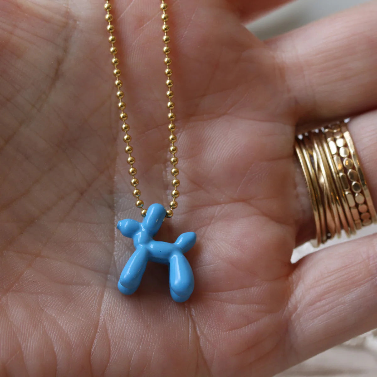 Balloon Dog Necklace