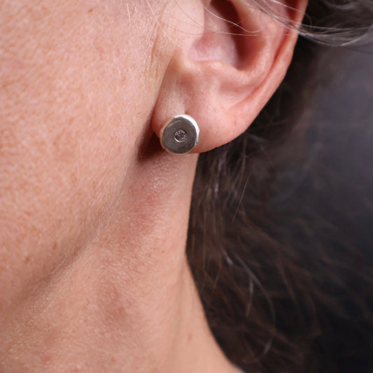 Diamond Puddle Studs