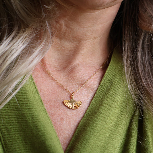 Gingko Necklace