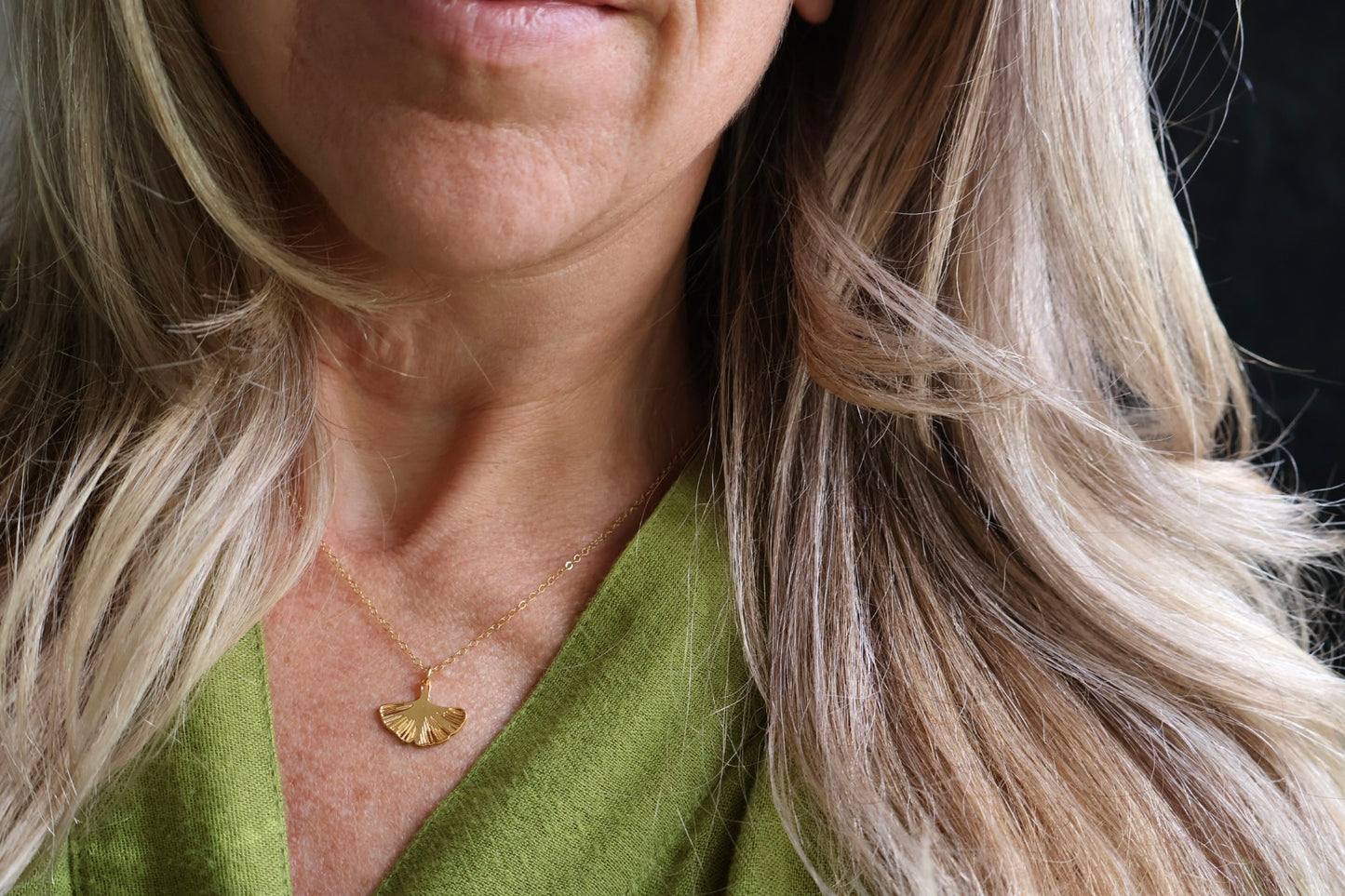 Gingko Necklace