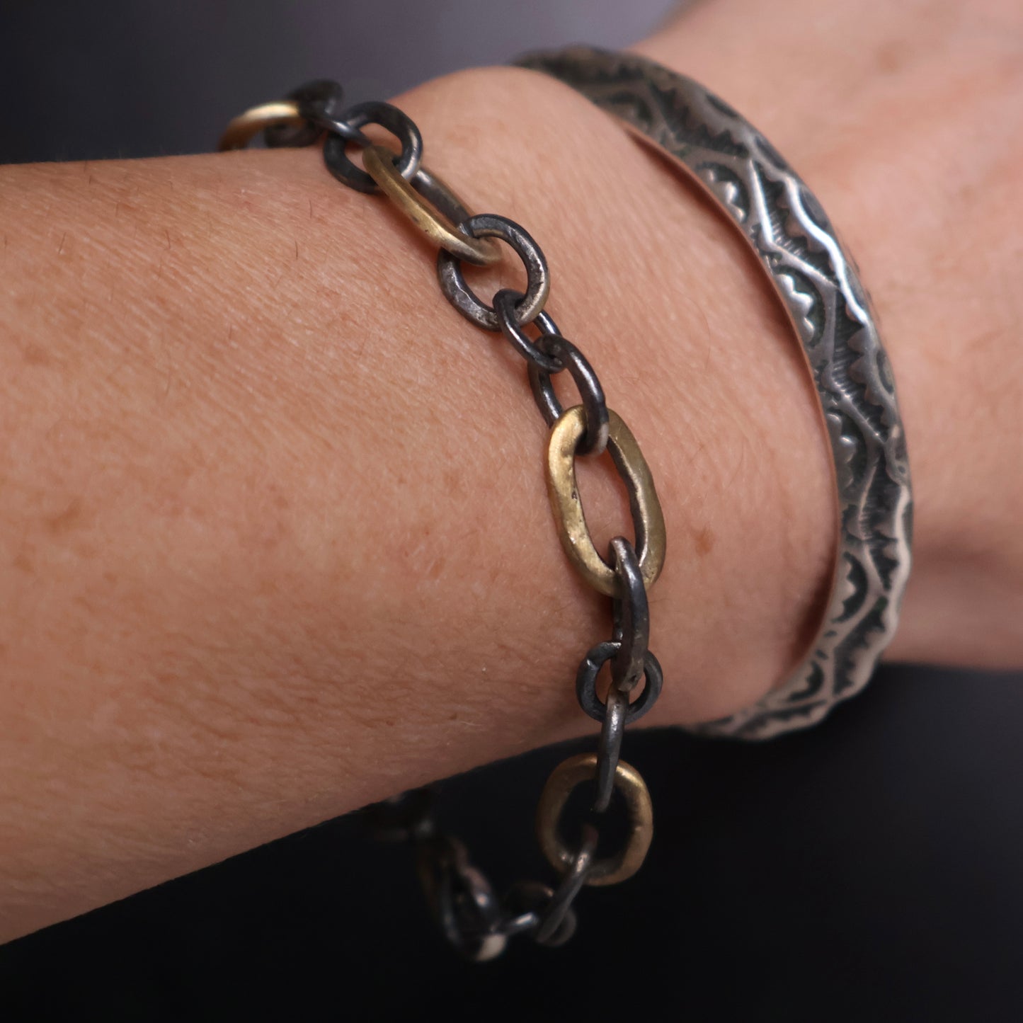 Hand Forged Link Bracelet