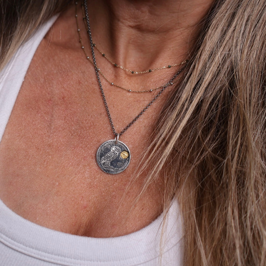 Athena Owl Pendant