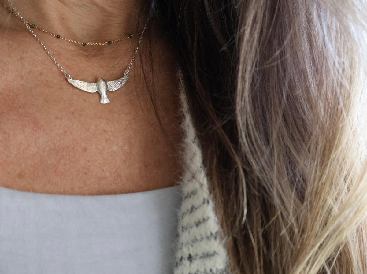 Soaring Mama Bird Necklace