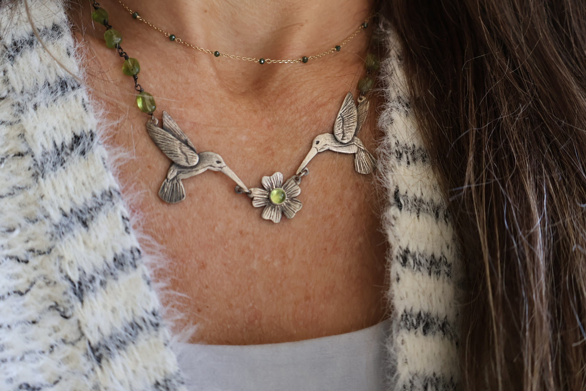 Peridot Mama Hummingbird