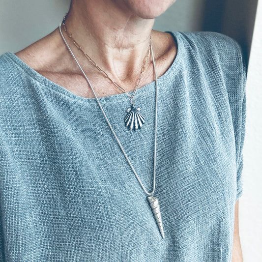 Pecten Shell Necklace