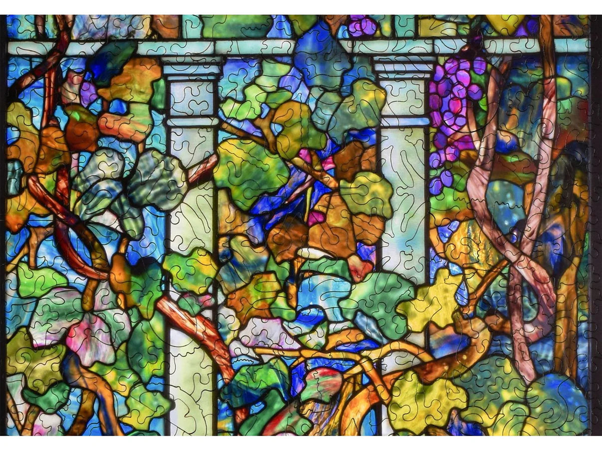 Lemon Tree Grape Vine Trellis Window
