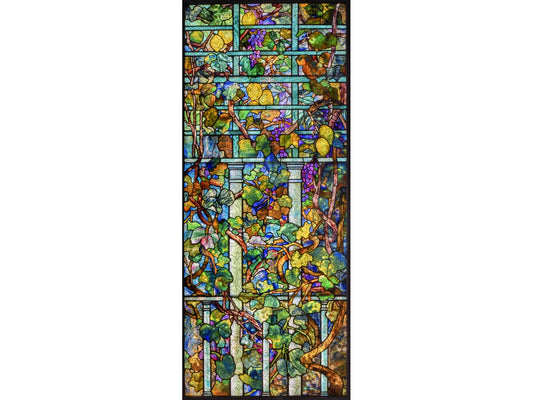 Lemon Tree Grape Vine Trellis Window