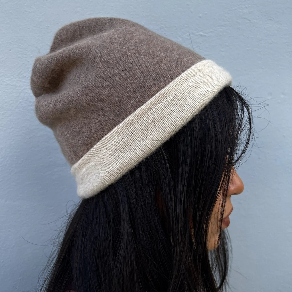 Reversible Cashmere Beanie