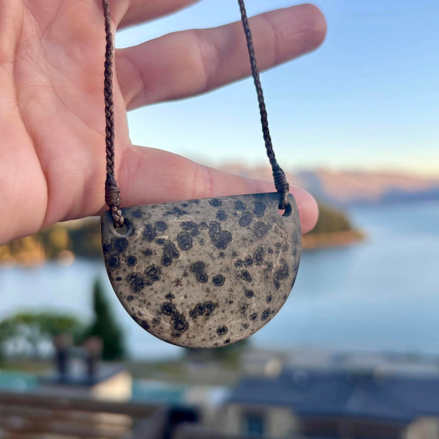 Dalmation Jasper Breast Plate