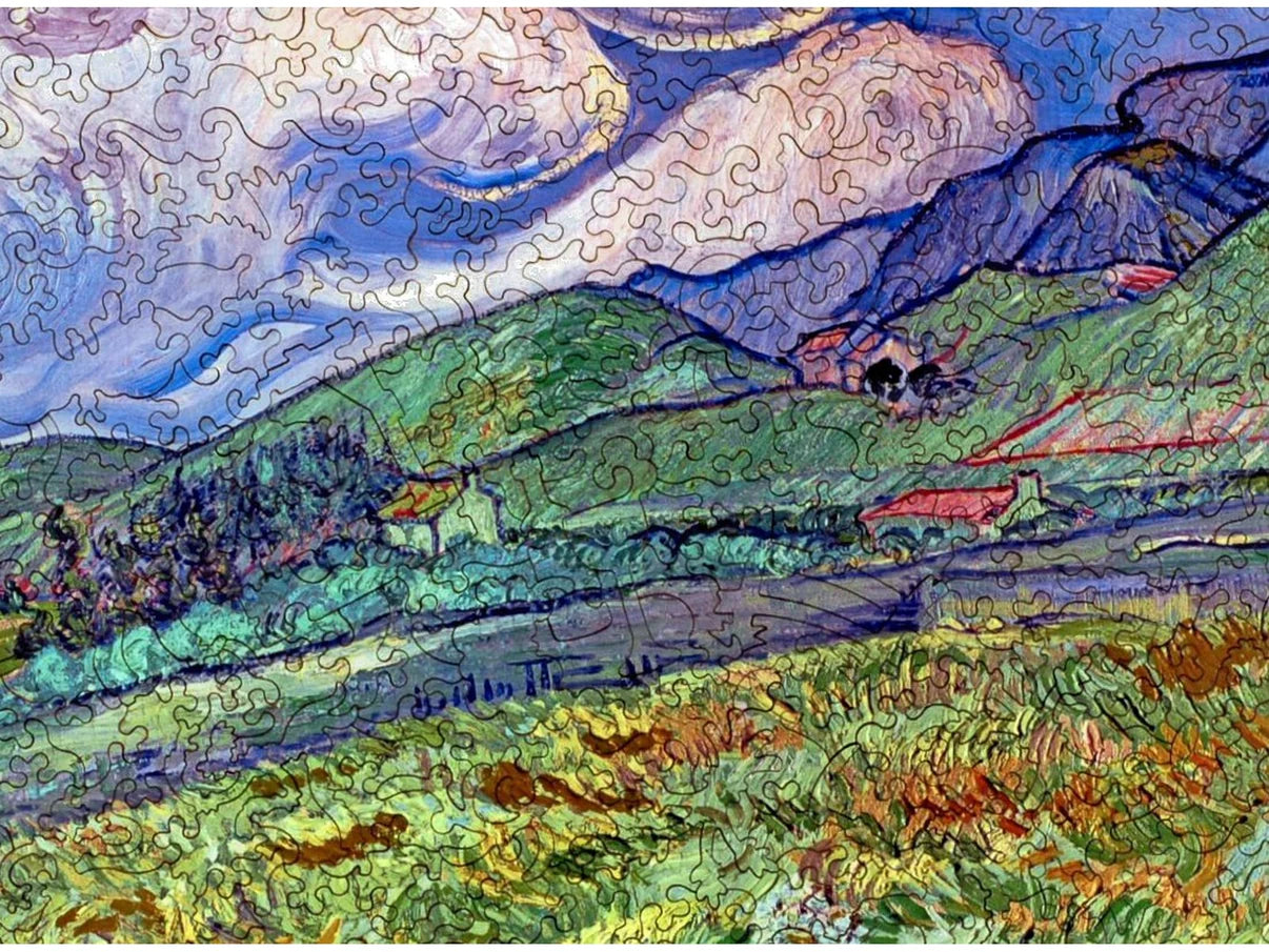 Mountainous Landscape Behind Saint-Remy