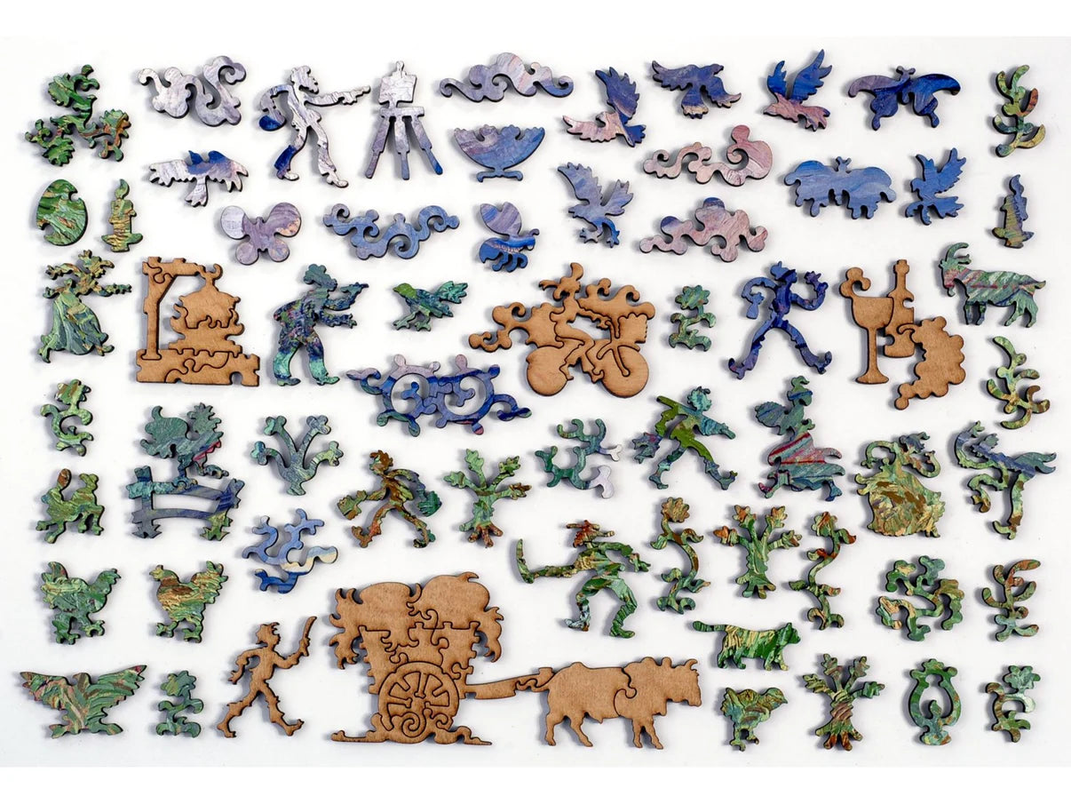 Mountainous Landscape Behind Saint-Remy