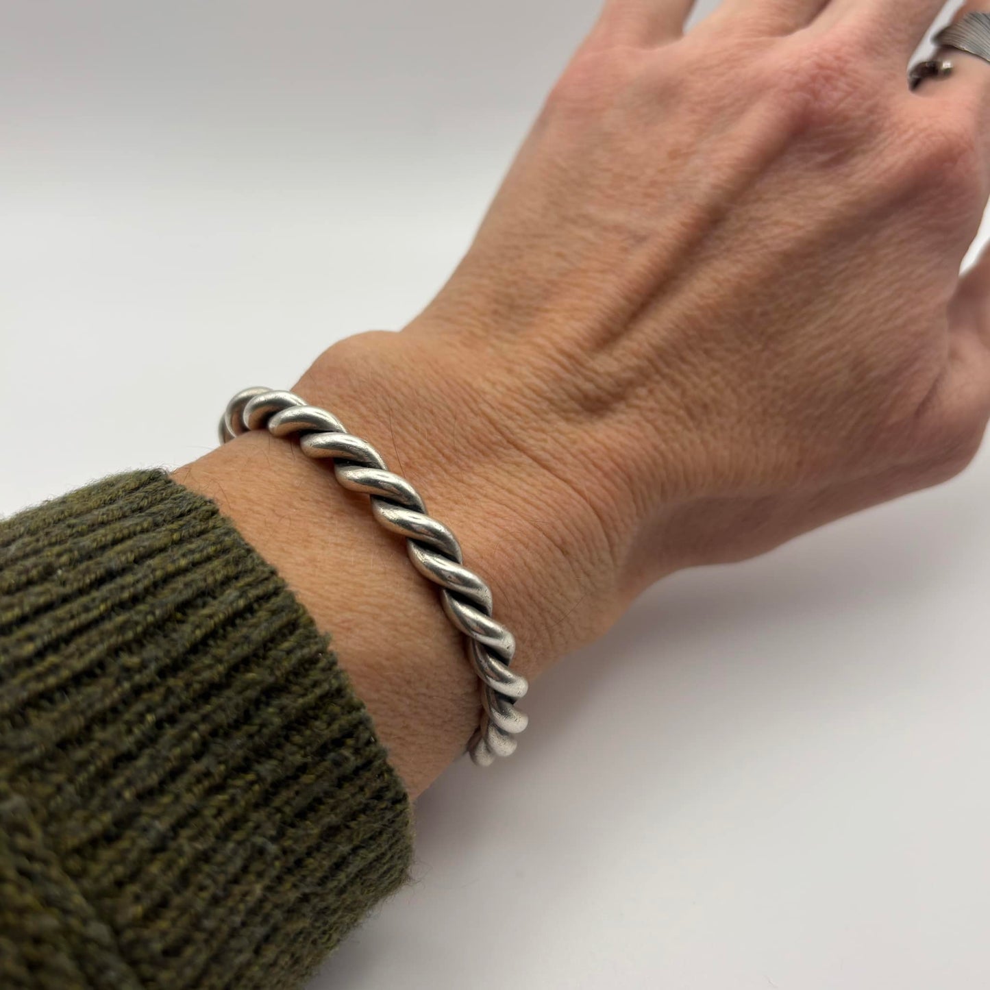 Twisted Sterling Cuff